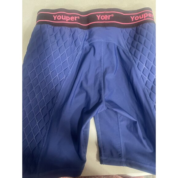 Youper Women's Classic Softball Sliding Shorts, Compression Padded Slider Shorts - Picture 5 of 6